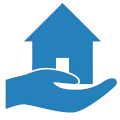 house in hand icon - link to providers